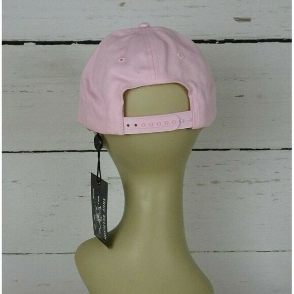 New True Religion Pink Baseball Cap Hat Crystal Horseshoe Logo Bling Minimalist - Picture 5 of 12